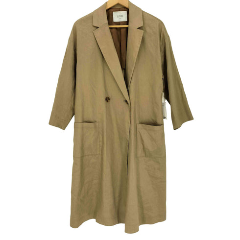 スローブイエナ SLOBE IENA 19SS 麻ツイルチェスターコート レディース