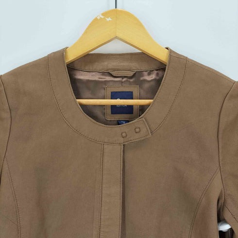 ギャップ Gap GOAT LEATHER 山羊革 シングル ライダース レディース S