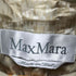 マックスマーラ MAX MARA MADE IN ITALY 白タグ 裏地総柄 レザー切替 スタンドカラー ロングコート レディース J 42