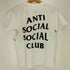 アンチソーシャルソーシャルクラブ ANTI SOCIAL SOCIAL CLUB 両面プリント クルーネックTシャツ メンズ import:XS