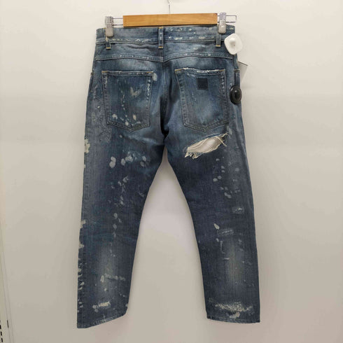 ドルチェアンドガッバーナ DOLCE&GABBANA 14 GOLD ダメージ&リペア加工 スリムデニム メンズ 44