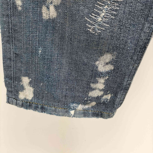 ドルチェアンドガッバーナ DOLCE&GABBANA 14 GOLD ダメージ&リペア加工 スリムデニム メンズ 44