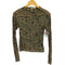 KNWLS ノウルズ HALCYON TOP THORNY GREEN 総柄 シアー トップス パワーネット レディース S