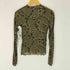 KNWLS ノウルズ HALCYON TOP THORNY GREEN 総柄 シアー トップス パワーネット レディース S