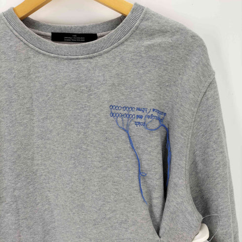 ロック rokh ロゴ刺繍 サイドスリット スウェットプルオーバー レディース S