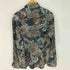 ザラ ZARA ペイズリー 総柄 レーヨン シャツ メンズ import:M