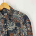 ザラ ZARA ペイズリー 総柄 レーヨン シャツ メンズ import:M