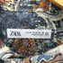 ザラ ZARA ペイズリー 総柄 レーヨン シャツ メンズ import:M