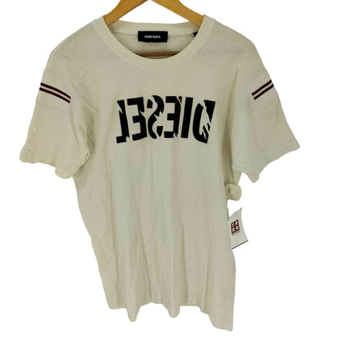 ディーゼル DIESEL スクラッチロゴ クルーネック Tシャツ メンズ import:S