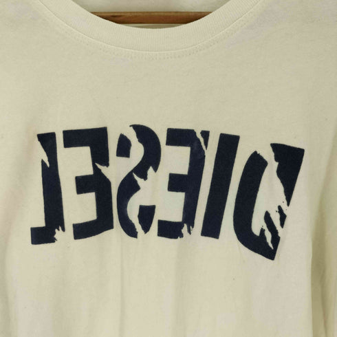 ディーゼル DIESEL スクラッチロゴ クルーネック Tシャツ メンズ import:S
