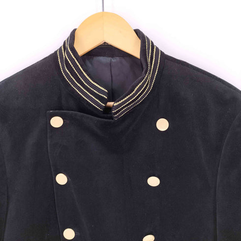 ザラ ZARA ベルベット ナポレオン ジャケット メンズ US:38