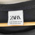 ザラ ZARA スカルプリント クルーネック Tシャツ Y2K メンズ import:XL