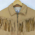 MID WESTERN USA製 DEERSKIN 鹿革 フリンジ ジップ ウエスタン ジャケット メンズ US:40