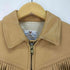MID WESTERN USA製 DEERSKIN 鹿革 フリンジ ジップ ウエスタン ジャケット メンズ US:40