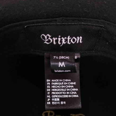 ブリクストン Brixton ウール100 フェルト 中折れハット メンズ M