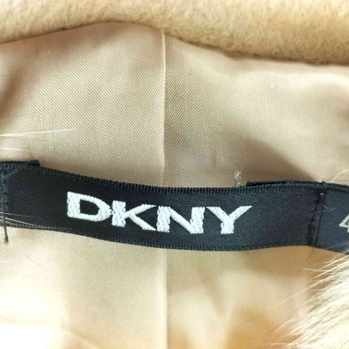 ダナキャランニューヨーク DKNY フォックスファー アンゴラ コート レディース 4