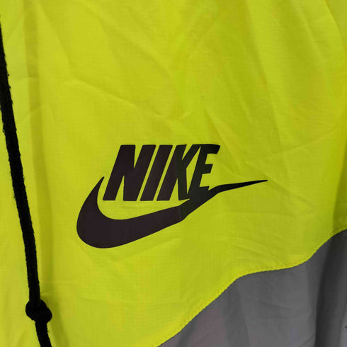 ナイキ NIKE ロゴ プリント ナイロン ジップアップ ジャケット メンズ L