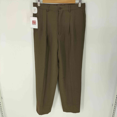 コムサデモードメン COMME CA DU MODE MEN イタリア製 ウール ダブルブレスト テーラードジャケット & ウール ストレート スラックス セットアップ メンズ