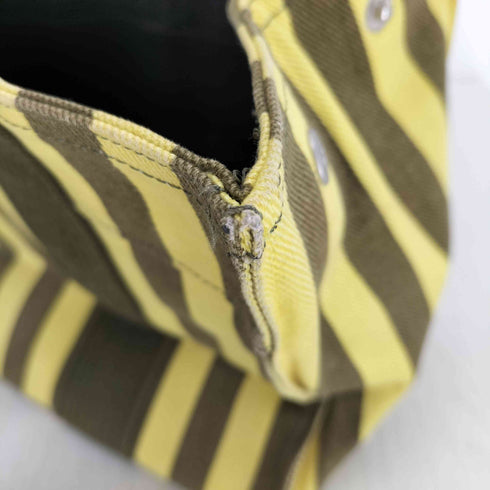 マークジェイコブス MARC JACOBS ストライプ キャンバス ハンドバッグ レディース
