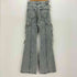 グレイル GRL サイドカット アウトリボン フレアデニムパンツ レディース import:S