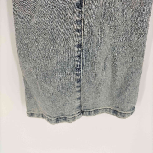 グレイル GRL サイドカット アウトリボン フレアデニムパンツ レディース import:S