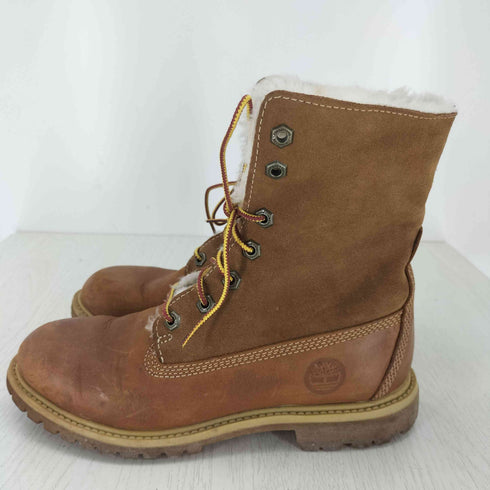 ティンバーランド Timberland ファー レザー ブーツ レディース 7W