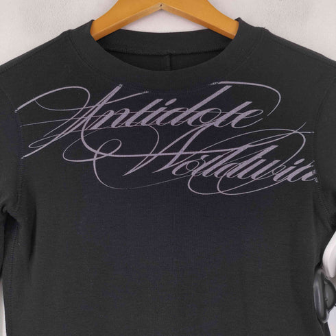 Antidote Worldwide 筆記体クロスパネル長袖トップス メンズ JPN:S