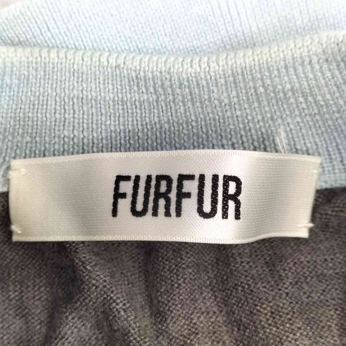 ファーファー furfur Bi-Color Bowtie Cardigan バイカラー ボウタイ カーディガン レディース ONE SIZE