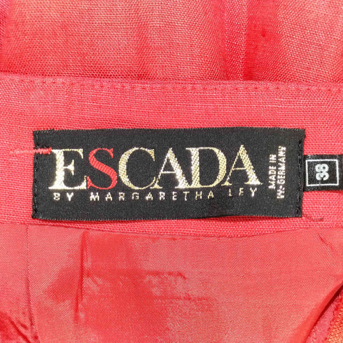 エスカーダ ESCADA リネン マーメイド スカート レディース 38