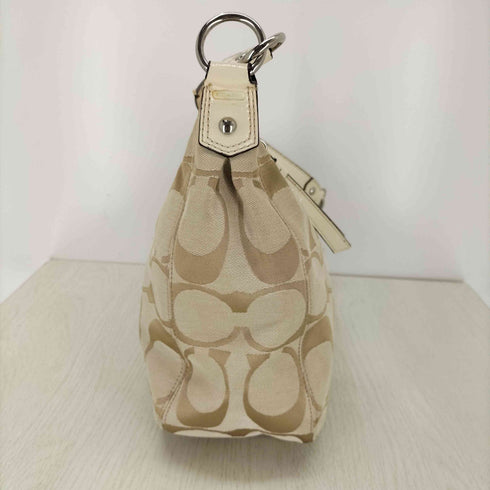 コーチ COACH シグネチャー ロゴ モノグラム キャンバス ワンショルダーバッグ レディース