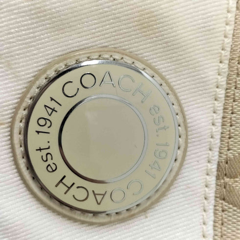 コーチ COACH シグネチャー ロゴ モノグラム キャンバス ワンショルダーバッグ レディース