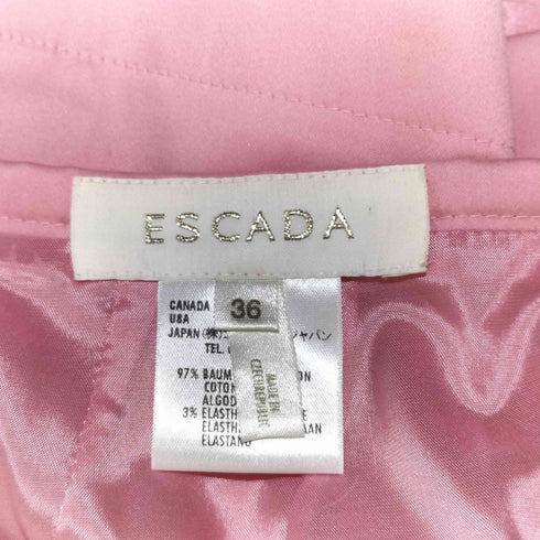 エスカーダ ESCADA コットン 台形 スカート レディース 36