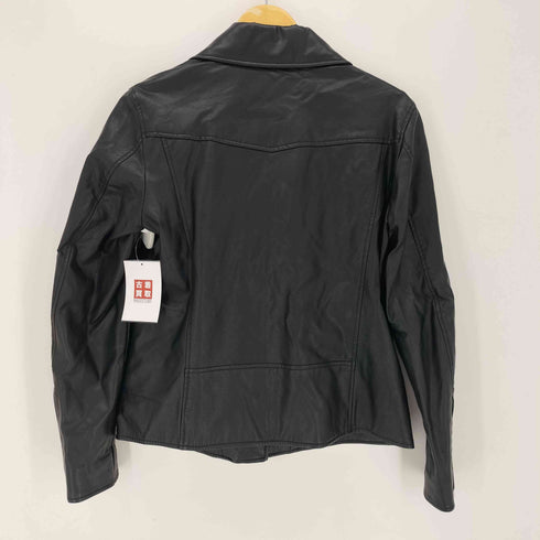 ユニクロ UNIQLO フェイクレザー ダブルライダースジャケット レディース JPN:M