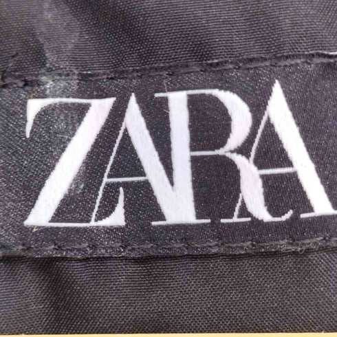 ザラ ZARA PUFFER GILET WITH HOOD レディース import:L