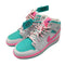 ジョーダンブランド JORDAN BRAND 20SS GS Air Jordan 1 Mid White Pink Green Soar レディース JPN:23.5