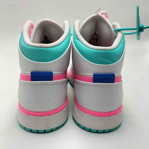 ジョーダンブランド JORDAN BRAND 20SS GS Air Jordan 1 Mid White Pink Green Soar レディース JPN:23.5