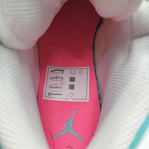 ジョーダンブランド JORDAN BRAND 20SS GS Air Jordan 1 Mid White Pink Green Soar レディース JPN:23.5
