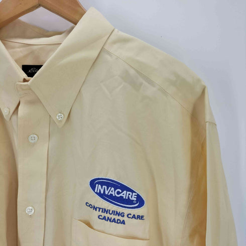 エディーバウアー Eddie Bauer 企業ロゴ ボタンダウン ロングスリーブシャツ メンズ JPN:XL TALL