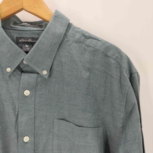 エディーバウアー Eddie Bauer ボタンダウン ロングスリーブ シャンブレーシャツ メンズ JPN:XL