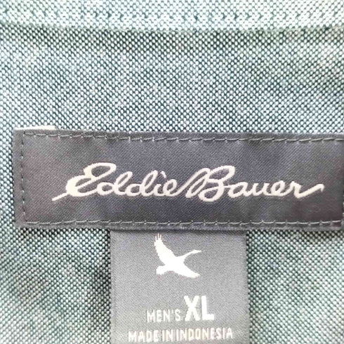 エディーバウアー Eddie Bauer ボタンダウン ロングスリーブ シャンブレーシャツ メンズ JPN:XL