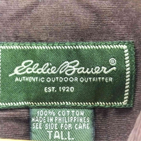 エディーバウアー Eddie Bauer ボタンダウン ロングスリーブ コーデュロイシャツ メンズ JPN:XL TALL