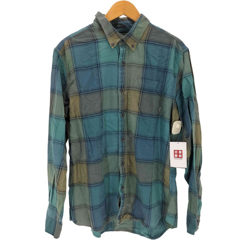 エディーバウアー Eddie Bauer ボタンダウン ロングスリーブ チェックシャツ メンズ JPN:L