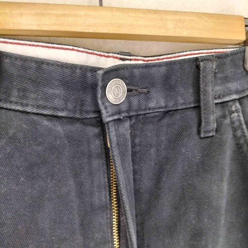 ランズエンド LANDS END TRADITONAL FIT トラディショナル フィット 裏地チェック テーパード パンツ メンズ 34