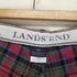ランズエンド LANDS END TRADITONAL FIT トラディショナル フィット 裏地チェック テーパード パンツ メンズ 34