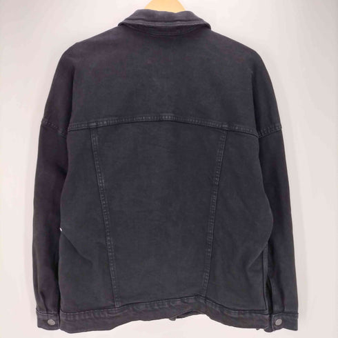 ベルシュカ BERSHKA 4TH型 デニム トラッカー ジャケット ブラック レディース import:M