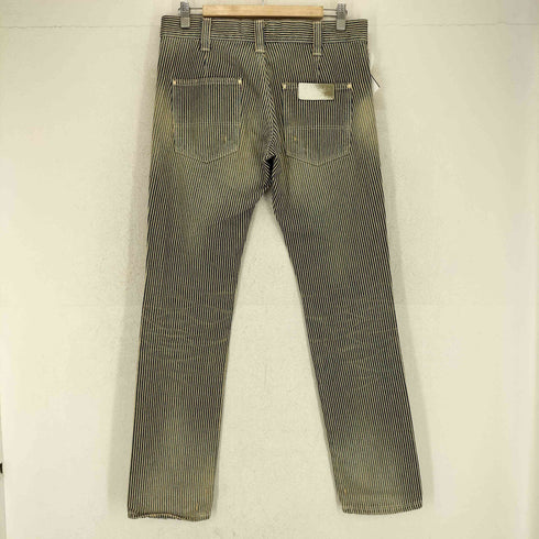 ラングラー Wrangler BEN THE RODEO TAILOR ヒッコリストライプ デニムパンツ メンズ US:30-31
