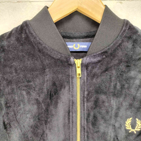 フレッドペリー FRED PERRY ベロア ボンバージャケット メンズ JPN:XS