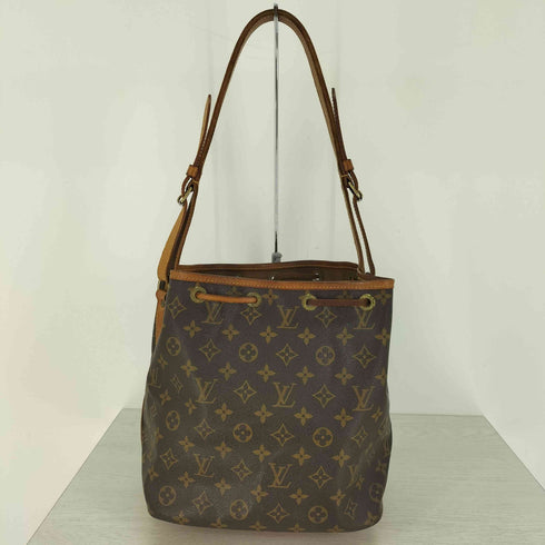 ルイヴィトン LOUIS VUITTON プチ・ノエ モノグラムショルダーバッグ 巾着型 レディース