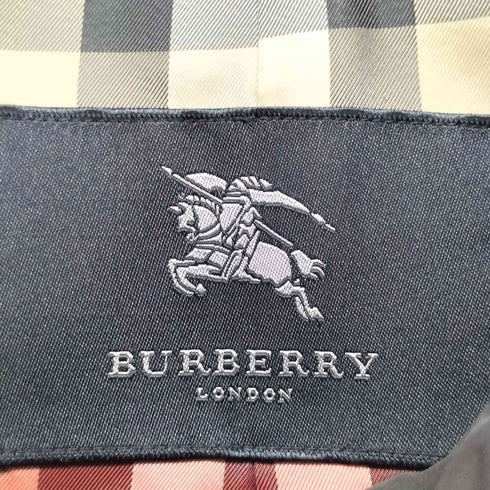 バーバリーロンドン BURBERRY LONDON 裏地ノバチェック チンスト付 ステンカラーコート メンズ JPN:XL