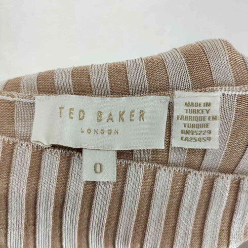テッドベーカー TED BAKER 半袖 リブニット レディース 0